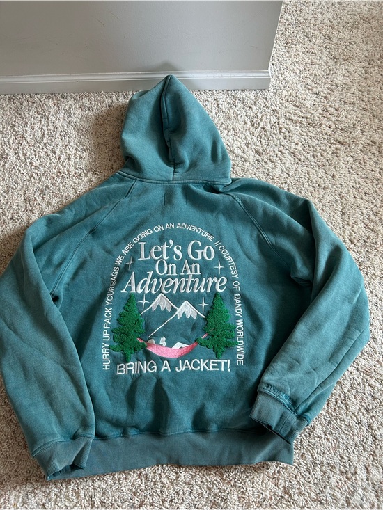Dandy Sweaters - Dandy Let's Go On An Adventure green hoodie
